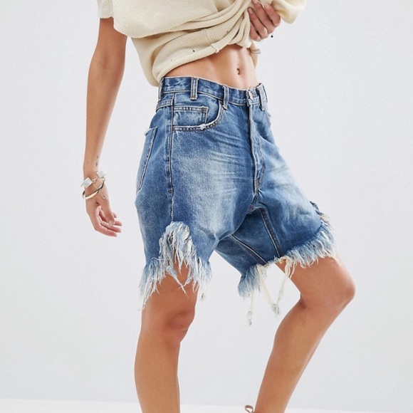 One Teaspoon Frankies Denim Shorts 